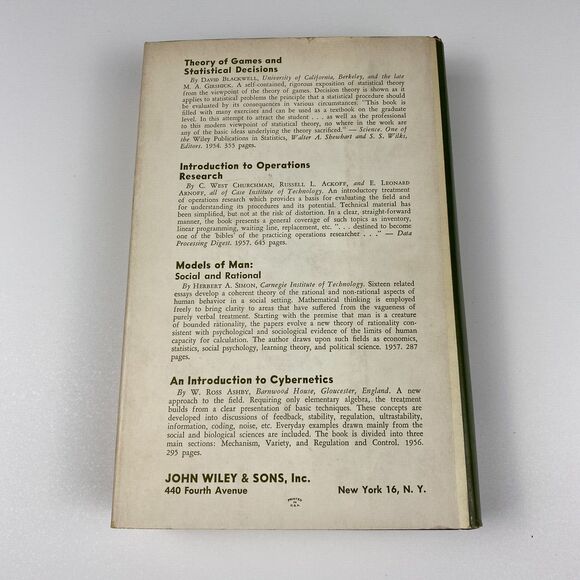 Games and Decisions: Introduction & Critical Survey R. Duncan Luce VTG 1958 - Picture 2 of 13